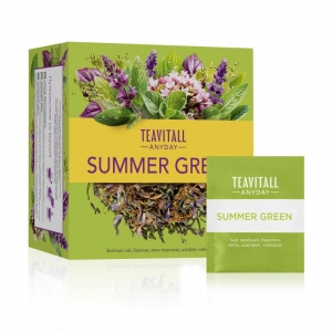 Чайный напиток Teavitall Anyday &laquo;Summer Green&raquo;, 38 фильтр-пакетов
